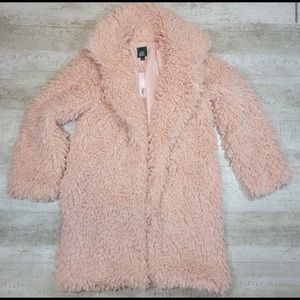 NWT Fuzzy Teddy Bear Coat